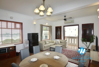 Super spacious, newly renovated lake view apartment for rent in Truc Bach, Ba Dinh